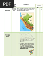 Secion de Aprendizaje de Las Regiones Naturales Del Peru