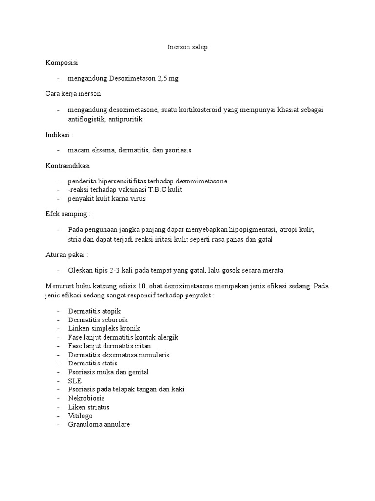 Inerson Salep | PDF