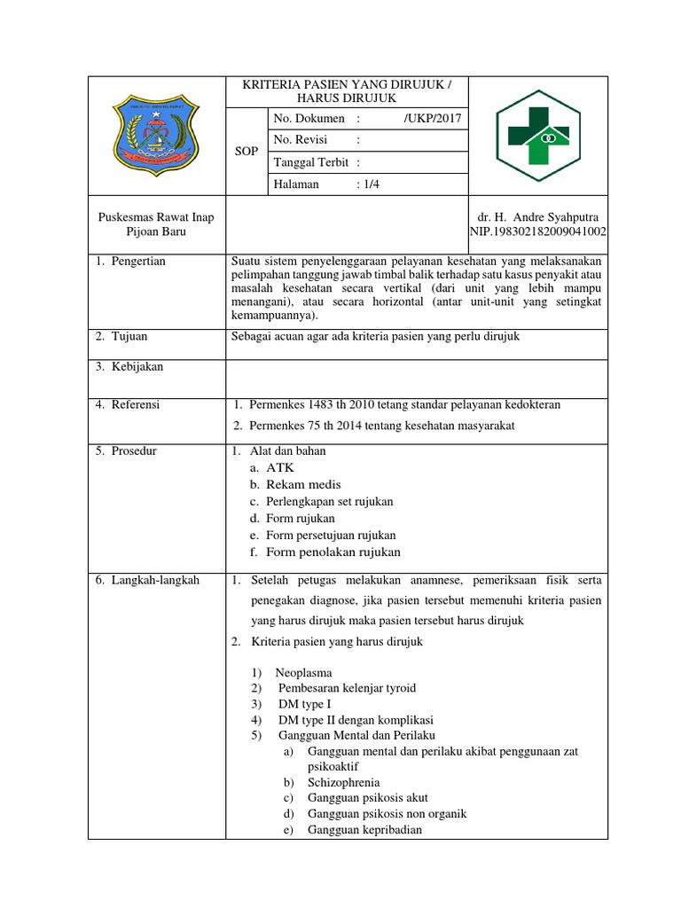 7 10 3 Ep3 Sop Kriteria Pasien Yang Perluharus Dirujuk