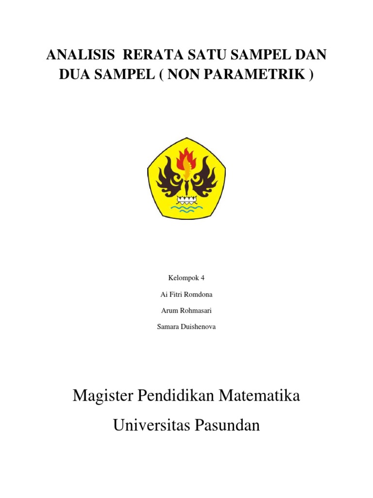 Makalah Statistika Non Parametrik