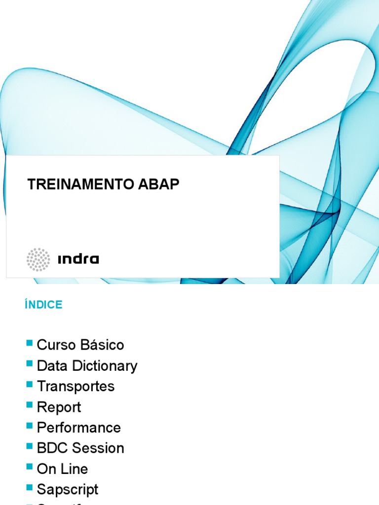 Treinamento ABAP PDF | PDF | Base de dados relacional | SQL
