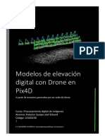Modelos de Elevacion Digital Con Drone en Pix4D