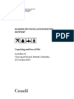 Transportation Safety Board final report into the Leviathan II sinking