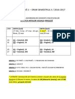 ANUL II_Anexa 1_Seminarii Estetica-Engl_Sem 2_2016-2017