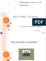 Relacijska Algebra Slajdovi Baze Podataka Informatika 1