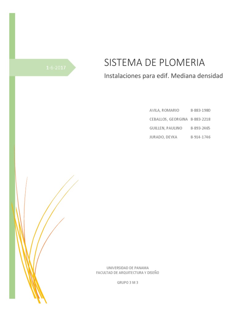 Sistema de Plomeria | PDF | Tanques | Bomba