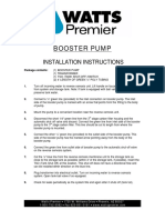 Manual de Booster Pump SCJM