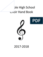 Sample High School Choir Handbook