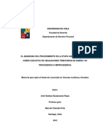 EL ABANDONO DEL PROCEDIMIENTO Tributario PDF