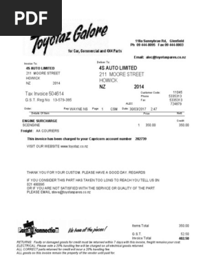 invoice