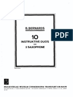 10 Dúos para Saxos-B Bernards PDF