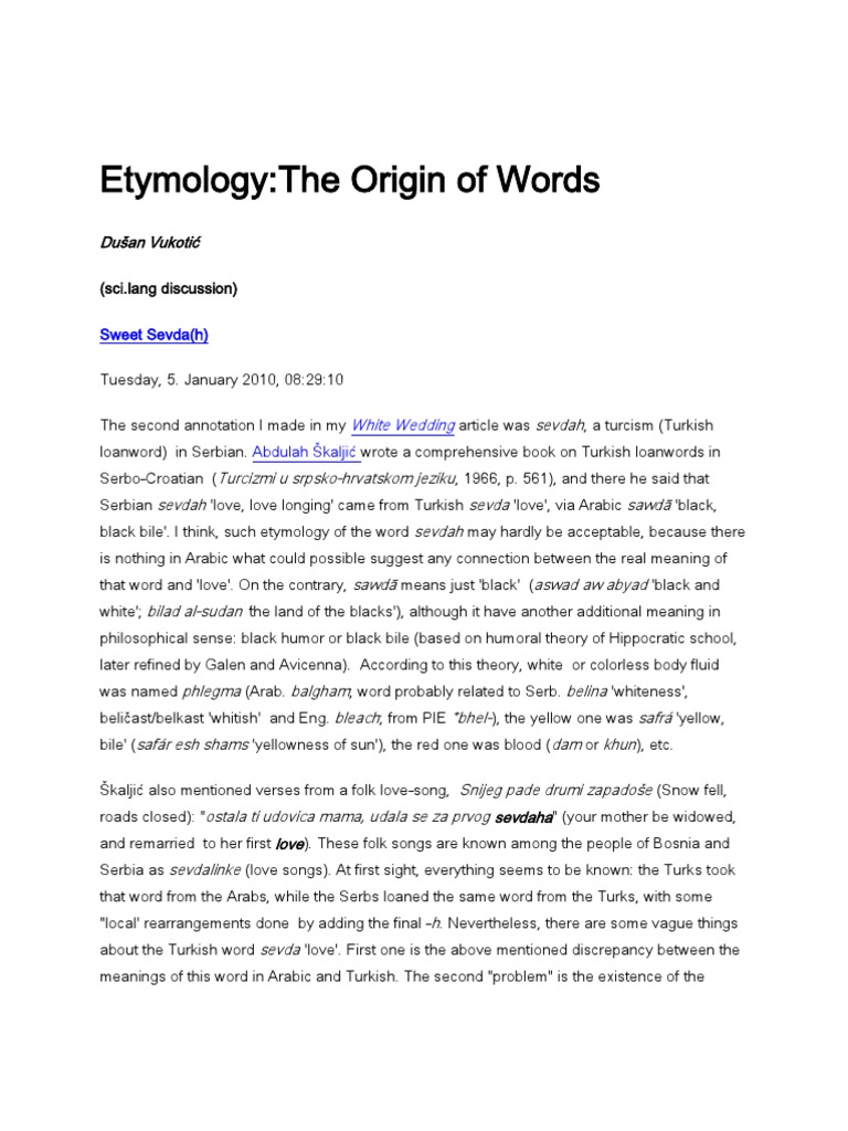 Word Origin | PDF | Religion & Spirituality