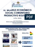 Modelo Economico - Min Finanzas PDF