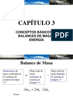 Conceptos Básicos de Balance de Masas