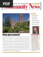 Download 2010 August Community News by University of Denver SN35130236 doc pdf