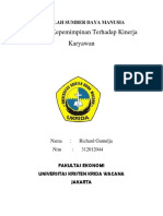 Pengaruh Kepemimpinan Terhadap Kinerja Karyawan