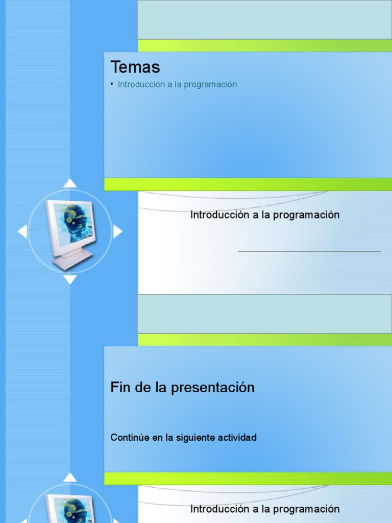 Introducción a la Programación en PPT | PDF | Programación de ...