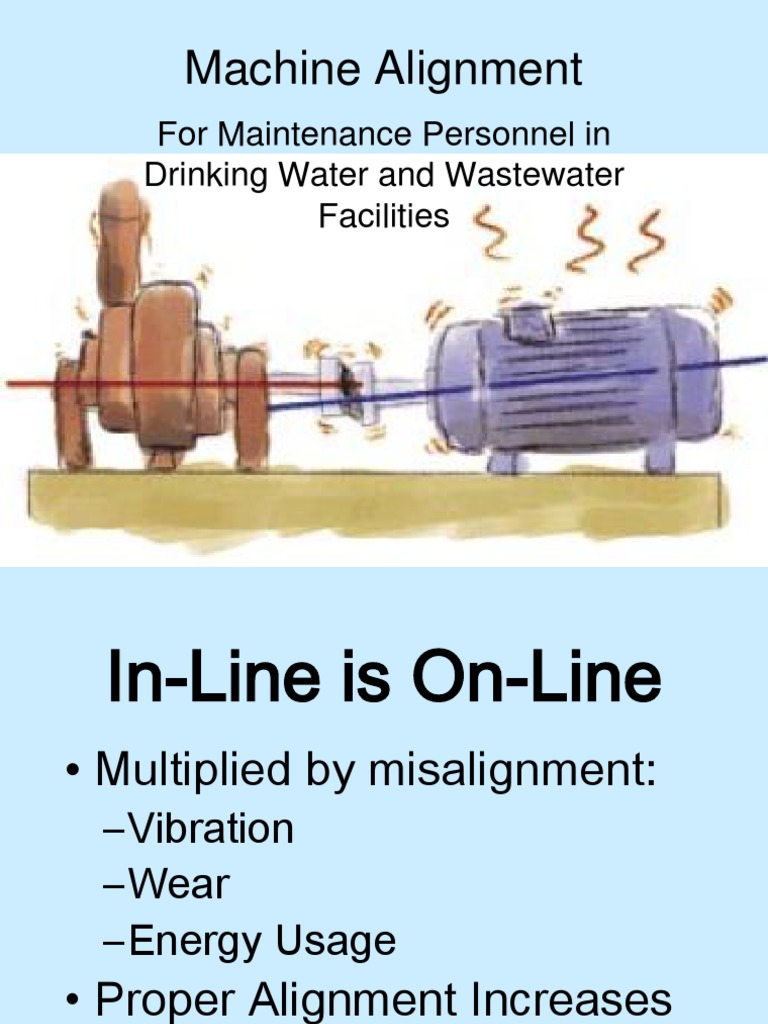 Machine Alignment for Water Facilities | PDF