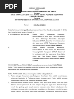 Surat Permohonan Pemadam Kebakaran