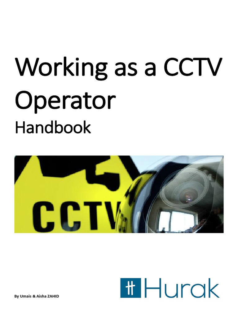 CCTV Operator Handbook PDF Closed Circuit Television Human Rights