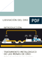 Lixiviación del oro - Métodos de concentración gravitacional y cianuración