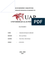 Glosario de términos ambientales y de ingeniería civil