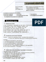 Exercices Le Pronom Relatif Dont PDF