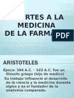 Aportes a La Medicina Farmacia