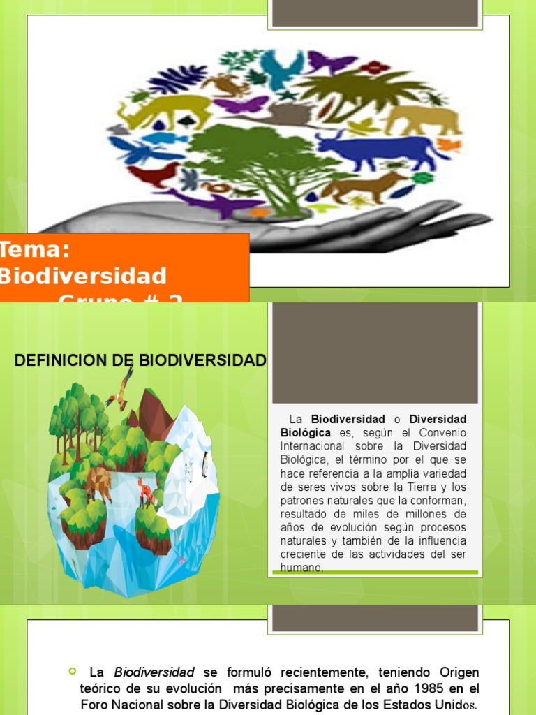 Convenio Sobre La Diversidad Biológica PDF Biodiversidad