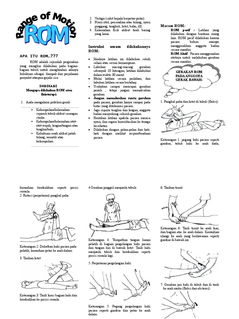 Latihan ROM untuk Pemulihan Fisik | PDF