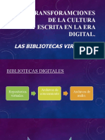 Transforamciones de La Cultura Escrita 