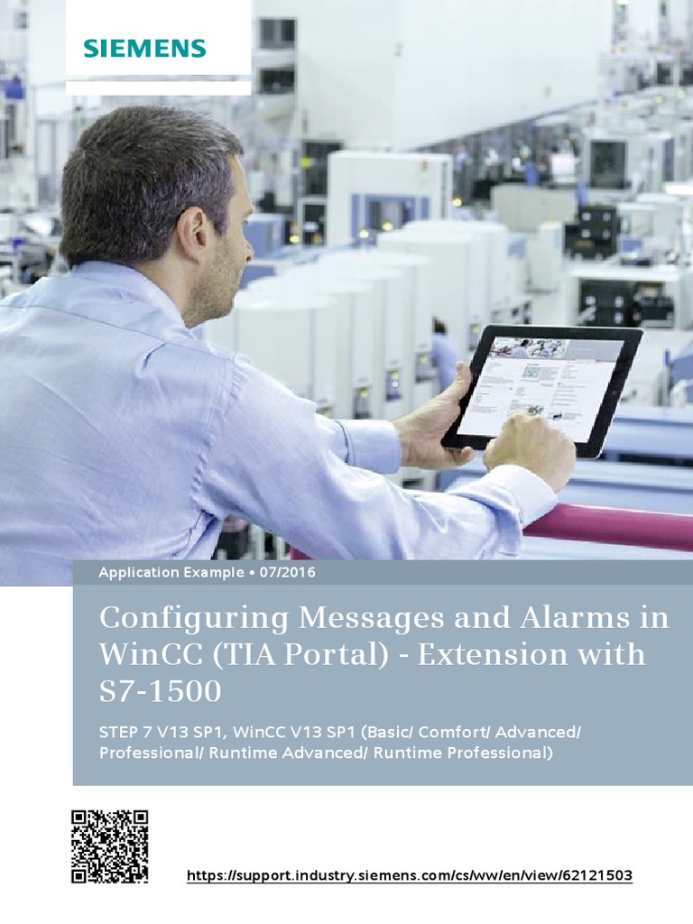 Configuring Alarms in WinCC TIA Portal | PDF | Digital Technology ...