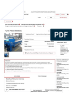 Jual Filter Press Indonesia Harga Murah Jakarta Oleh PT PDF