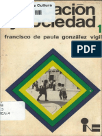 Educación y Sociedad FRANCISCO DE PAULA GONZALEZ VIGIL PDF