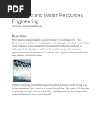 Hydraulic and Water Resources Engineering