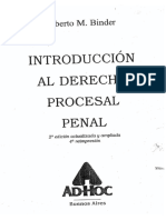 Introduccion Al Derecho Procesal Penal. 2° Edicion. Binder