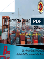 Un Puerto Logístico para Bolivia: Lic. Alberto Luis Aguilar Calle Prefecto Del Departamento de Oruro
