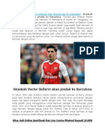 Akankah Hector Bellerin Akan Pindah Ke Barcelona