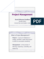 Project Management: Keerti Bhusan Pradhan