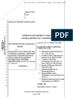 And DOES 1 Through 25, Inclusive,: Plaintiff'S First Amended Complaint