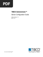 TIBCO Administrator™: Server Configuration Guide