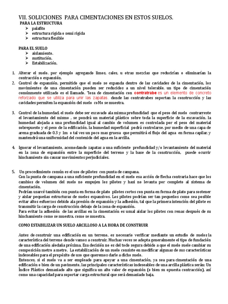 Como Estabilizar Un Suelo Arcilloso A