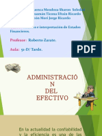 Administracion Del Efectivo 