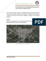 Plan estratégico para mejorar calles de Chota, Perú