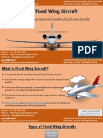 Types, Features, Benefits and Use of Fixed Wing Aircrafts