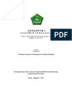 Addendum I Dok Lelang Lanjutan Pembangunan Gedung Serbaguna