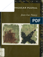 Jean-Luc Nancy - Being Singular Plural