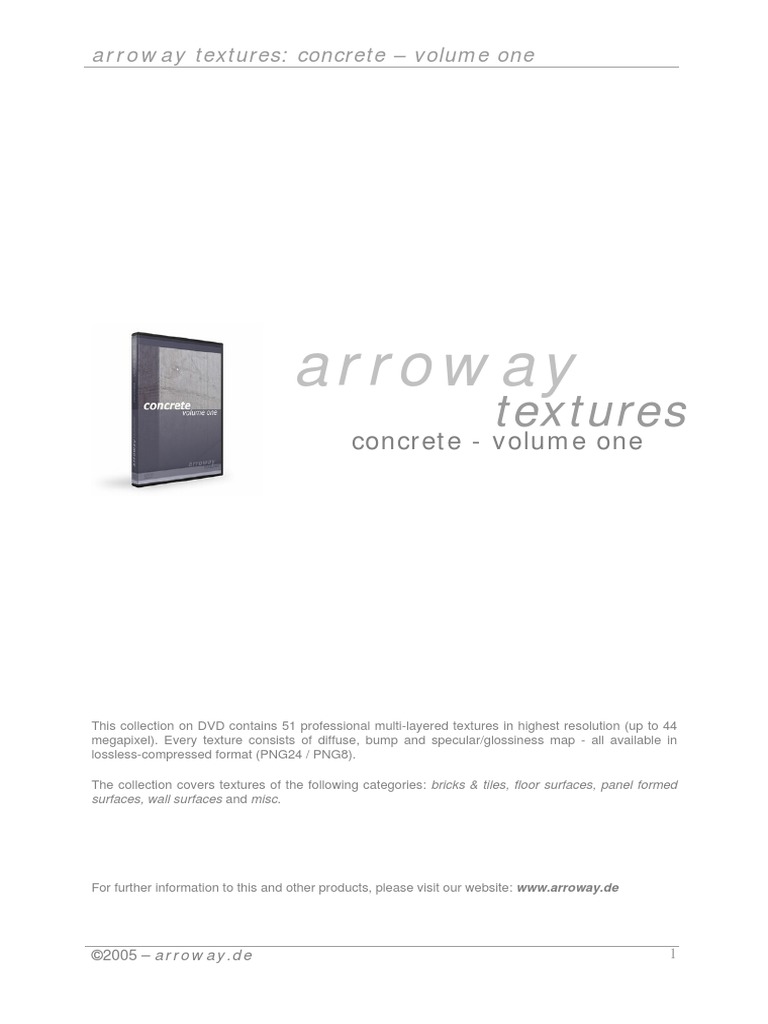 Arroway Textures Concrete Volume 1 | PDF | Masonry | Building Engineering