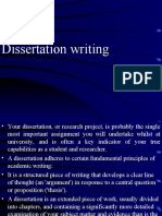 Dissertation Writing