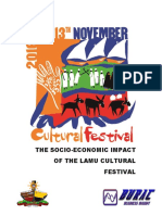Economic Impact of Lamu Cultural Festival 2016